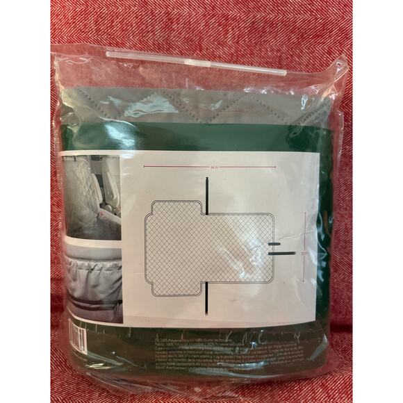 Furhaven Universal Water-Resistant Quilted Single Car Seat Protector - Gray - Picture 5 of 5